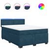 vidaXL &Kappa;&rho;&epsilon;&beta;ά&tau;&iota; Boxspring &mu;&epsilon; &Sigma;&tau;&rho;ώ&mu;&alpha; &Mu;&pi;&lambda;&epsilon; 160x200 &epsilon;&kappa;. &Beta;&epsilon;&lambda;&omicron;ύ&delta;&iota;&nu;&omicron;