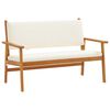 vidaXL Σετ Καναπέ Κήπου 3 pcs Καφέ 75 x 45 x 38 εκ. Μασίφ ξύλο ακακίας