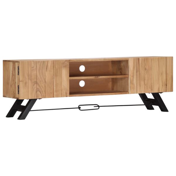 vidaXL Έπιπλο Τηλεόρασης 140 x 30 x 45 εκ. από Μασίφ Ξύλο Ακακίας