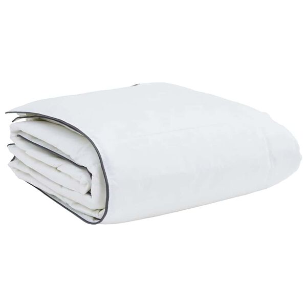 vidaXL Σετ Παπλωμάτων με μαξιλάρι 2 pcs Λευκό 150 x 200 cm Πούπουλο