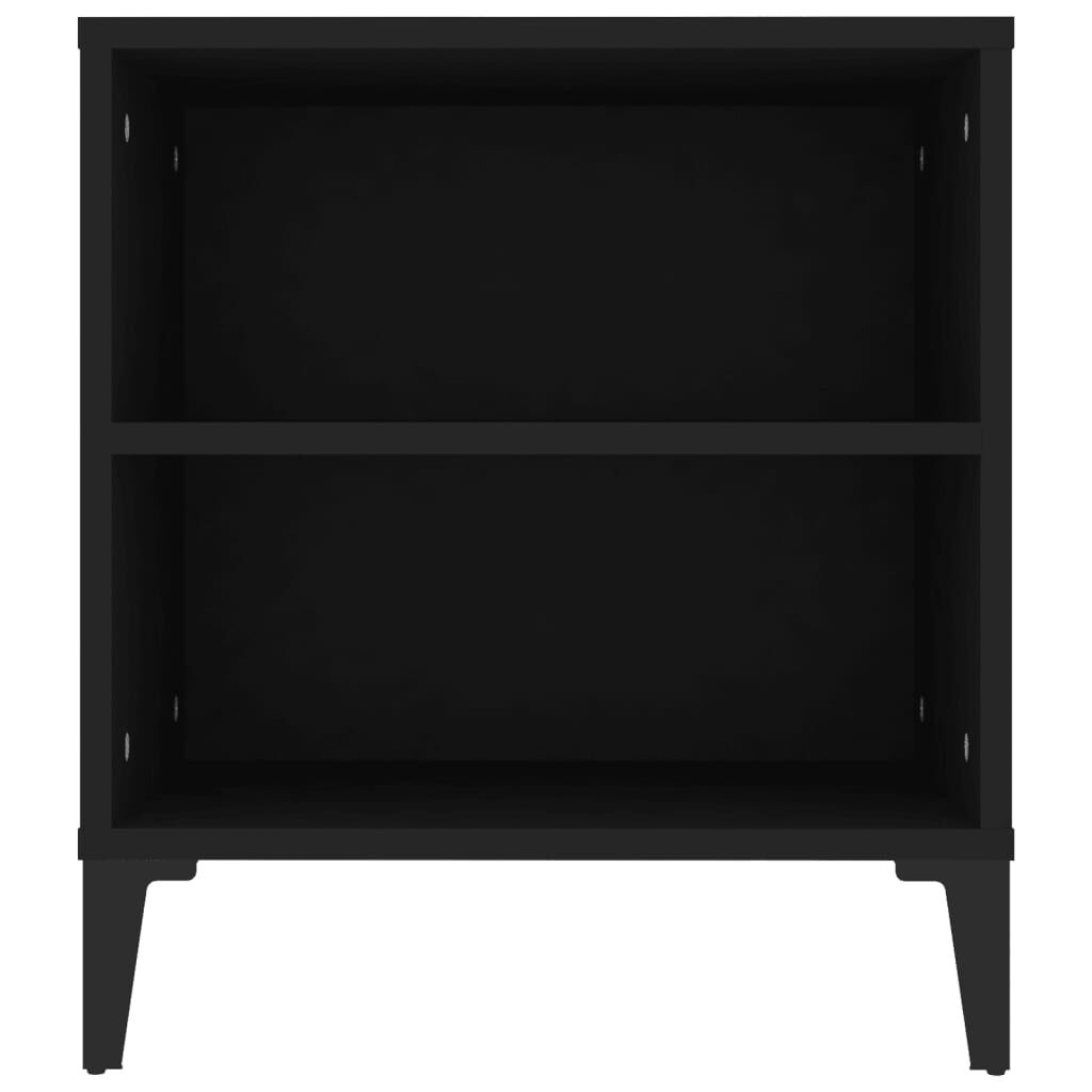 vidaXL Έπιπλο Τηλεόρασης Μαύρο 102x44,5x50 εκ. Επεξεργασμένο Ξύλο