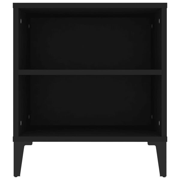 vidaXL Έπιπλο Τηλεόρασης Μαύρο 102x44,5x50 εκ. Επεξεργασμένο Ξύλο