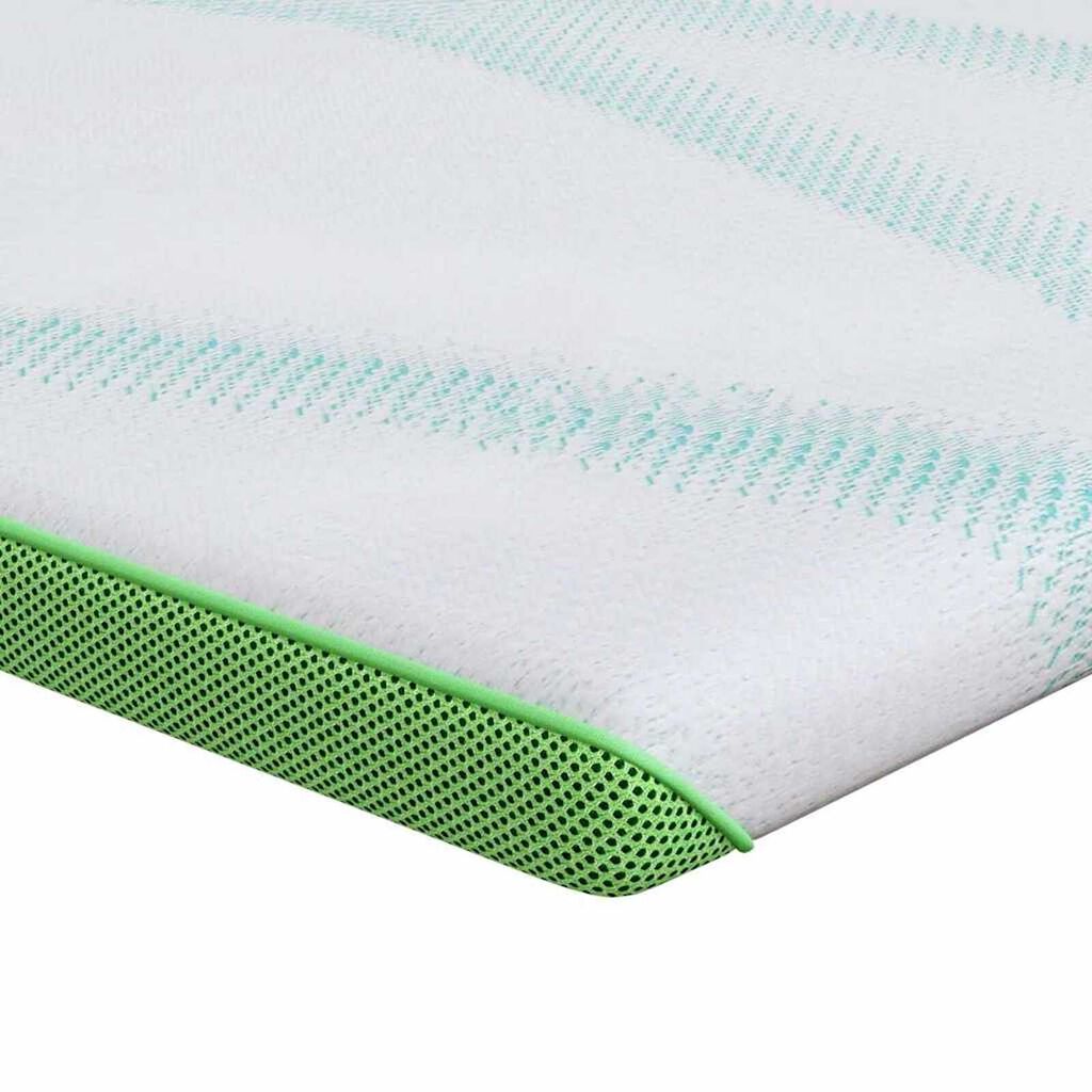 vidaXL Στρώματα Λευκό και Πράσινο 70 x 200 cm