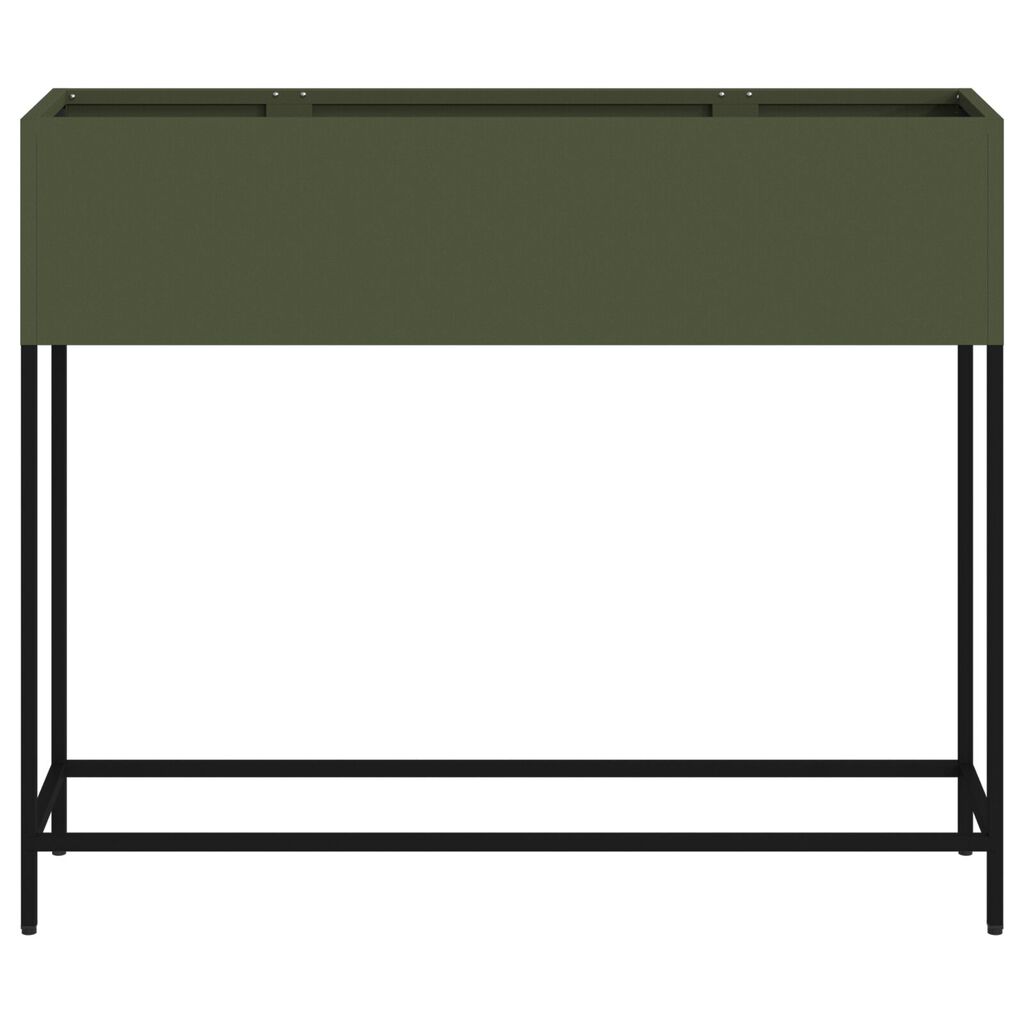 vidaXL Υψωμένος Κήπος 100x26x82 εκ Ελιά Χάλυβας