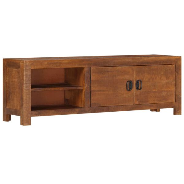 vidaXL Έπιπλο Τηλεόρασης 120 x 30 x 40 εκ. από Μασίφ Ξύλο Μάνγκο