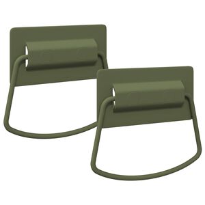 vidaXL &Chi;&epsilon;&rho;&omicron;ύ&lambda;&iota;&alpha; &Nu;&tau;&omicron;&upsilon;&lambda;&alpha;&pi;&iota;ώ&nu; 2 pcs &Epsilon;&lambda;&iota;ά &Pi;&rho;ά&sigma;&iota;&nu;&eta; 85 x 45 &chi;&iota;&lambda; &Mu;έ&tau;&alpha;&lambda;&lambda;&omicron;
