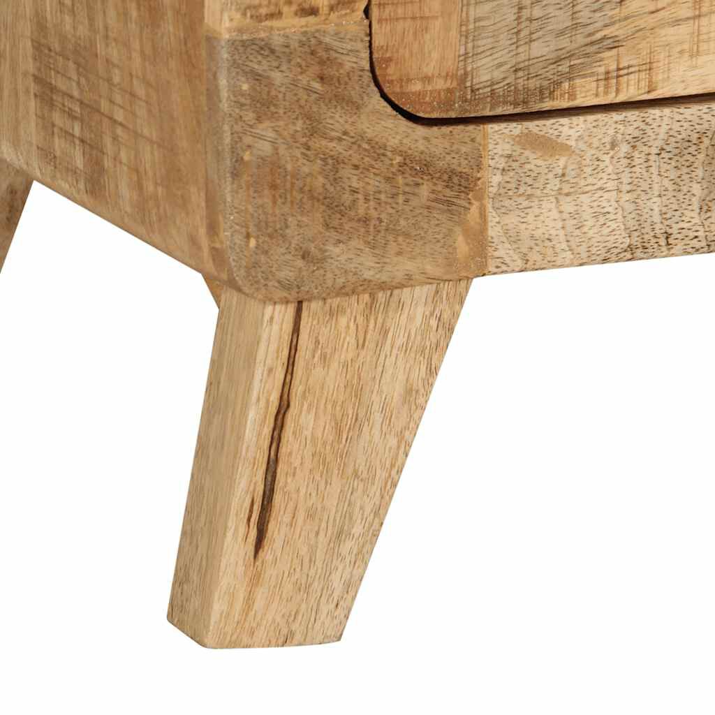 ντουλάπι τηλεόρασης vidaXL 105x46x32 cm μασίφ ξύλο ακατέργαστο μάνγκο