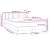 vidaXL Box Spring &Kappa;&rho;&epsilon;&beta;ά&tau;&iota; &mu;&epsilon; &sigma;&tau;&rho;ώ&mu;&alpha; &Sigma;&kappa;&omicron;ύ&rho;&omicron; &gamma;&kappa;&rho;&iota; 140x220 cm &Beta;&epsilon;&lambda;&omicron;ύ&delta;&iota;&nu;&omicron;