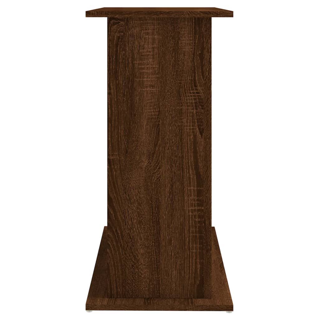 vidaXL Βάση Ενυδρείου Καφέ Δρυς 81x36x73 εκ. από Επεξεργασμένο Ξύλο