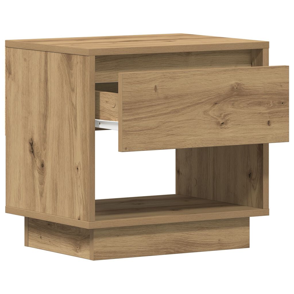 vidaXL Κομοδίνο 2 τεμ Καρυδί 45x34x47 εκ Ξύλο Γεννητριών