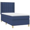 vidaXL &Kappa;&rho;&epsilon;&beta;ά&tau;&iota; Boxspring &mu;&epsilon; &Sigma;&tau;&rho;ώ&mu;&alpha; & LED &Mu;&pi;&lambda;&epsilon; 90x190 &epsilon;&kappa;. &Upsilon;&phi;&alpha;&sigma;&mu;ά&tau;&iota;&nu;&omicron;
