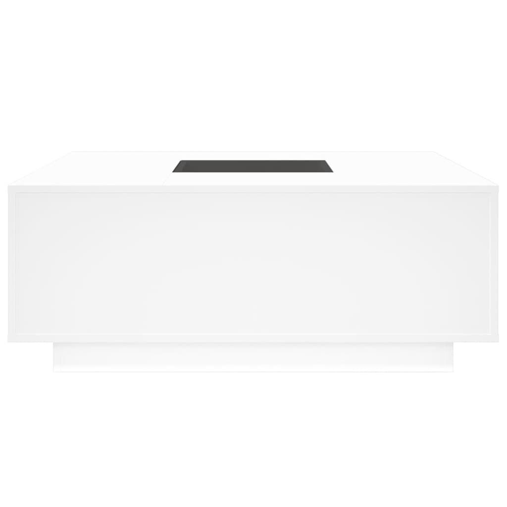 vidaXL Τραπεζάκι Σαλονιού Infinity LED Λευκό 100x100x40 εκ.