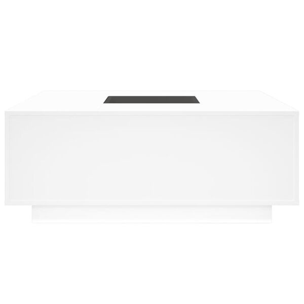 vidaXL Τραπεζάκι Σαλονιού Infinity LED Λευκό 100x100x40 εκ.