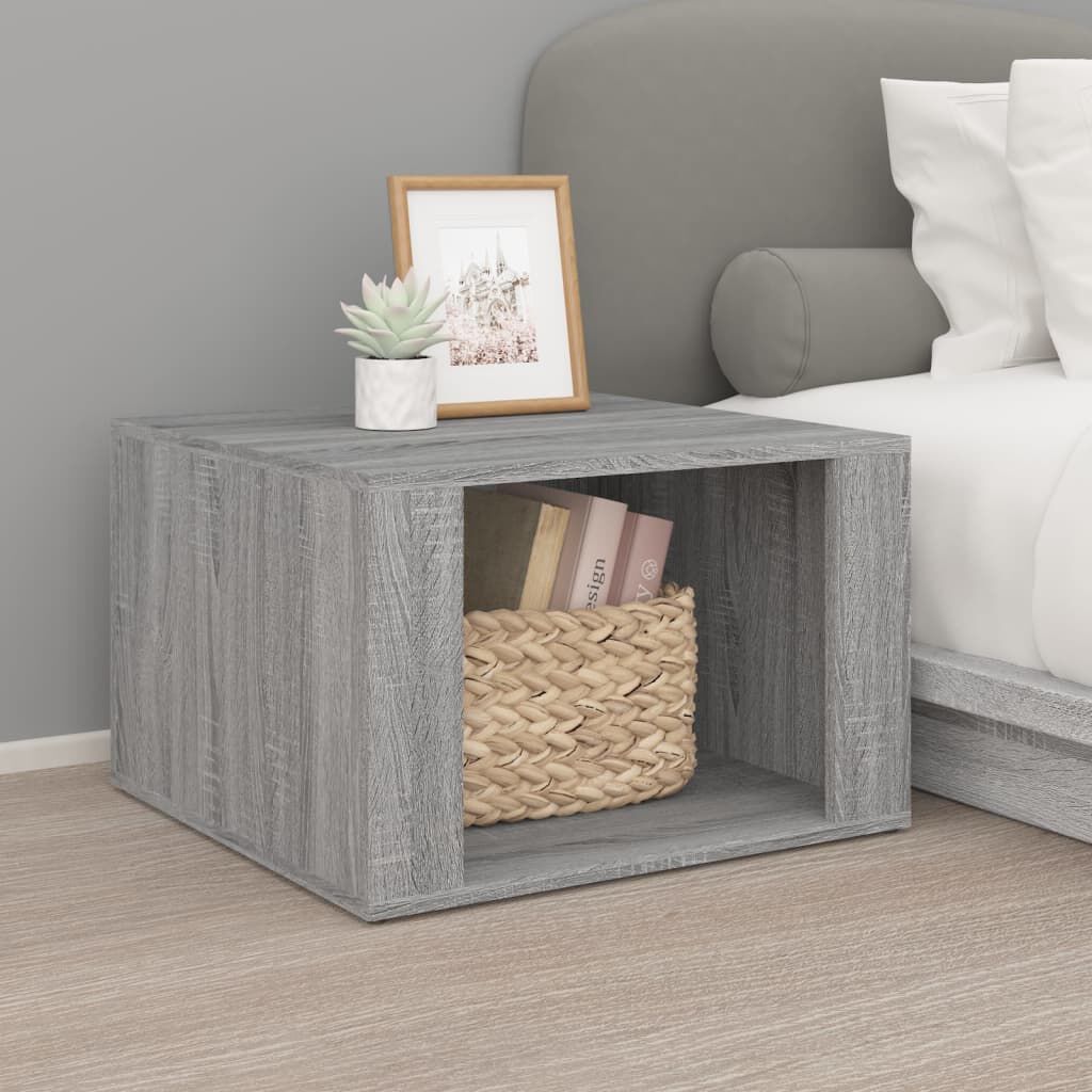 vidaXL Κομοδίνο Γκρι Sonoma 57x55x36 εκ. από Επεξεργασμένο Ξύλο