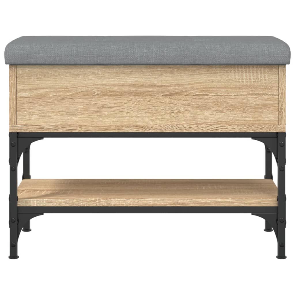 vidaXL Παπουτσοθήκη Sonoma Δρυς 62x32x45 εκ. από Επεξεργασμένο Ξύλο