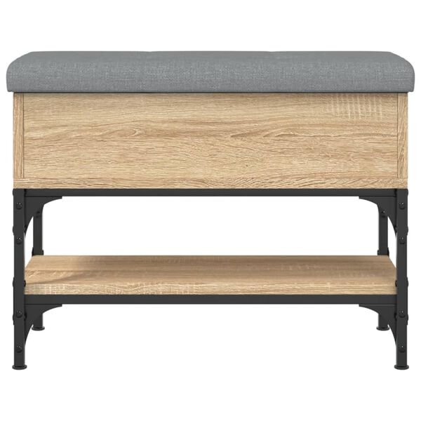 vidaXL Παπουτσοθήκη Sonoma Δρυς 62x32x45 εκ. από Επεξεργασμένο Ξύλο