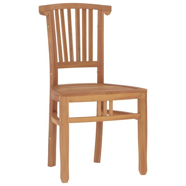 vidaXL &Sigma;&epsilon;&tau; &Tau;&rho;&alpha;&pi;&epsilon;&zeta;&alpha;&rho;ί&alpha;&sigmaf; &Kappa;ή&pi;&omicron;&upsilon; 3 &Tau;&epsilon;&mu;&alpha;&chi;ί&omega;&nu; &alpha;&pi;ό &Mu;&alpha;&sigma;ί&phi; &Xi;ύ&lambda;&omicron; Teak