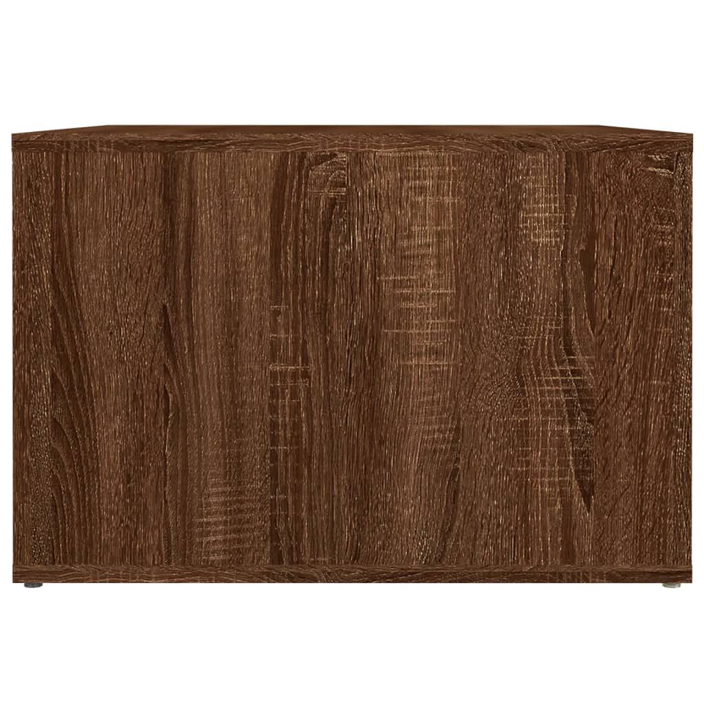 vidaXL Κομοδίνο Καπνιστή Δρυς 57x55x36 εκ. από Επεξεργασμένο Ξύλο