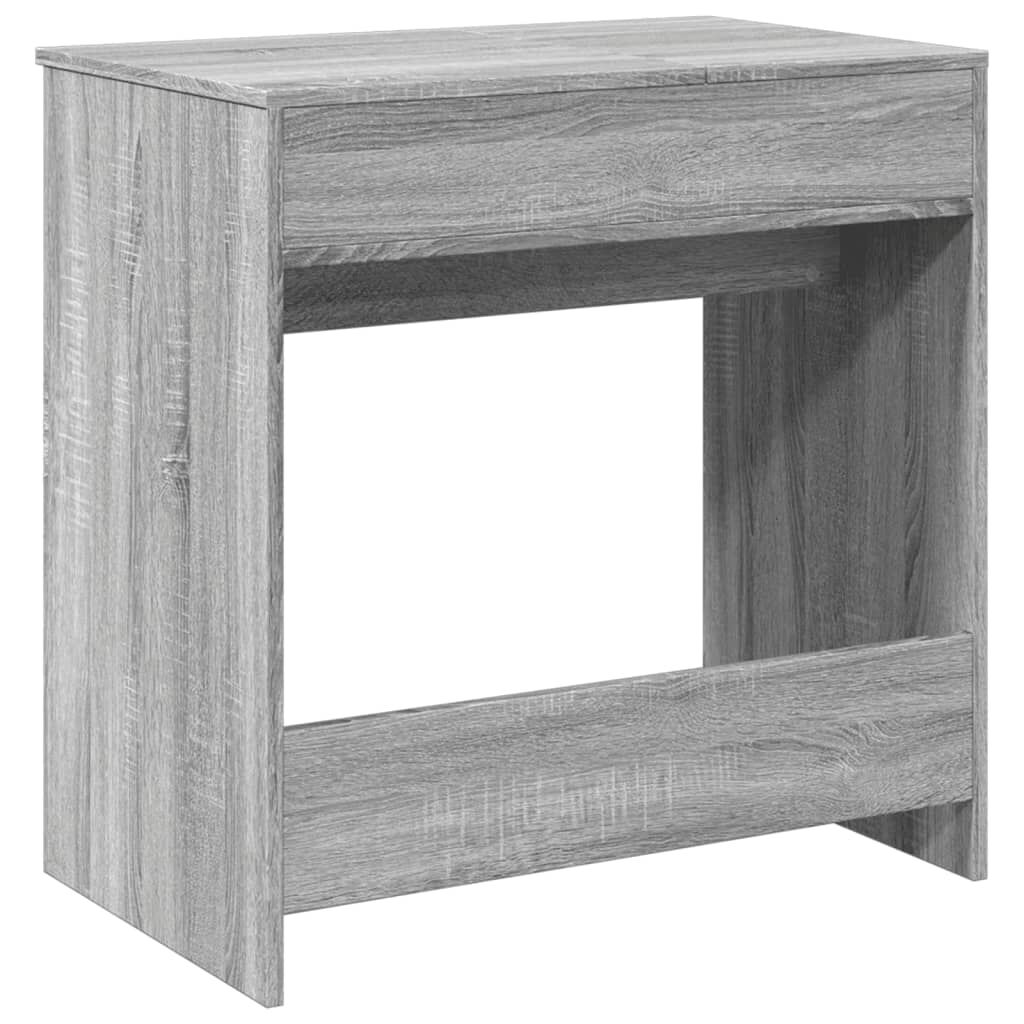 vidaXL Μπουντουάρ με Καθρέφτη Γκρι Sonoma 73x46,5x120 εκ.
