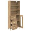 vidaXL Highboard Artisan Oak 69,5 x 34 x 180 &epsilon;&kappa;. &Epsilon;&pi;&epsilon;&xi;&epsilon;&rho;&gamma;&alpha;&sigma;&mu;έ&nu;&omicron; &xi;ύ&lambda;&omicron;