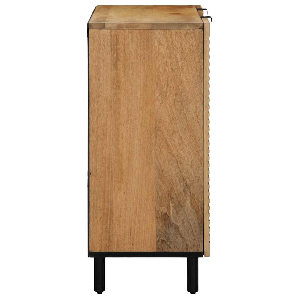 vidaXL Sideboard καφέ 90x33x75 cm μασίφ ξύλο Mango