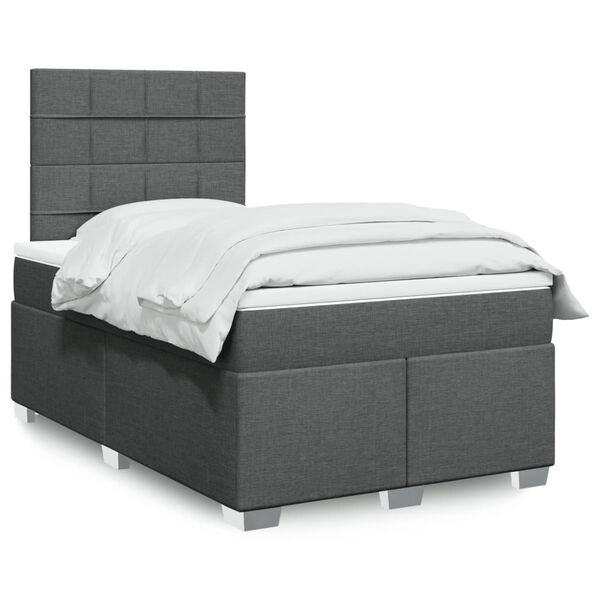 vidaXL &Kappa;&rho;&epsilon;&beta;ά&tau;&iota; Boxspring &mu;&epsilon; &Sigma;&tau;&rho;ώ&mu;&alpha; &Sigma;&kappa;&omicron;ύ&rho;&omicron; &Gamma;&kappa;&rho;&iota; 120x190 &epsilon;&kappa; &Upsilon;&phi;&alpha;&sigma;&mu;ά&tau;&iota;&nu;&omicron;