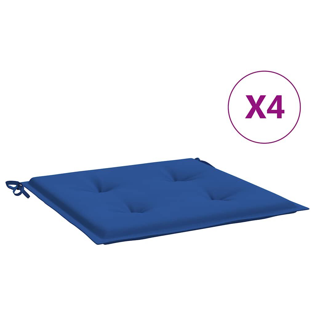 vidaXL Μαξιλάρια Καρέκλας Κήπου 2 τεμ. Μπορντό 40x40x4 εκ. Υφασμάτινα