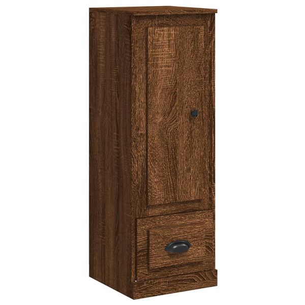vidaXL Ντουλάπι Καφέ δρυς 36x35,5x103,5 εκ. από Επεξεργασμένο Ξύλο