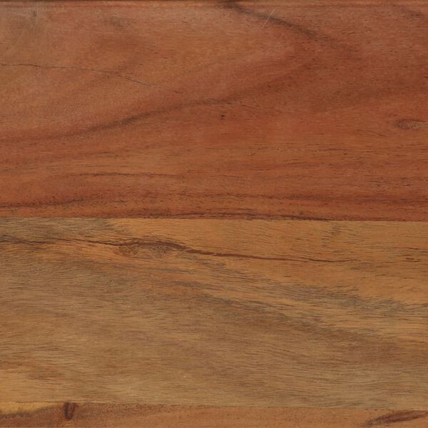 vidaXL Τραπεζαρία 120 x 60 x 76 εκ. από Μασίφ Ξύλο Ακακίας και Ατσάλι