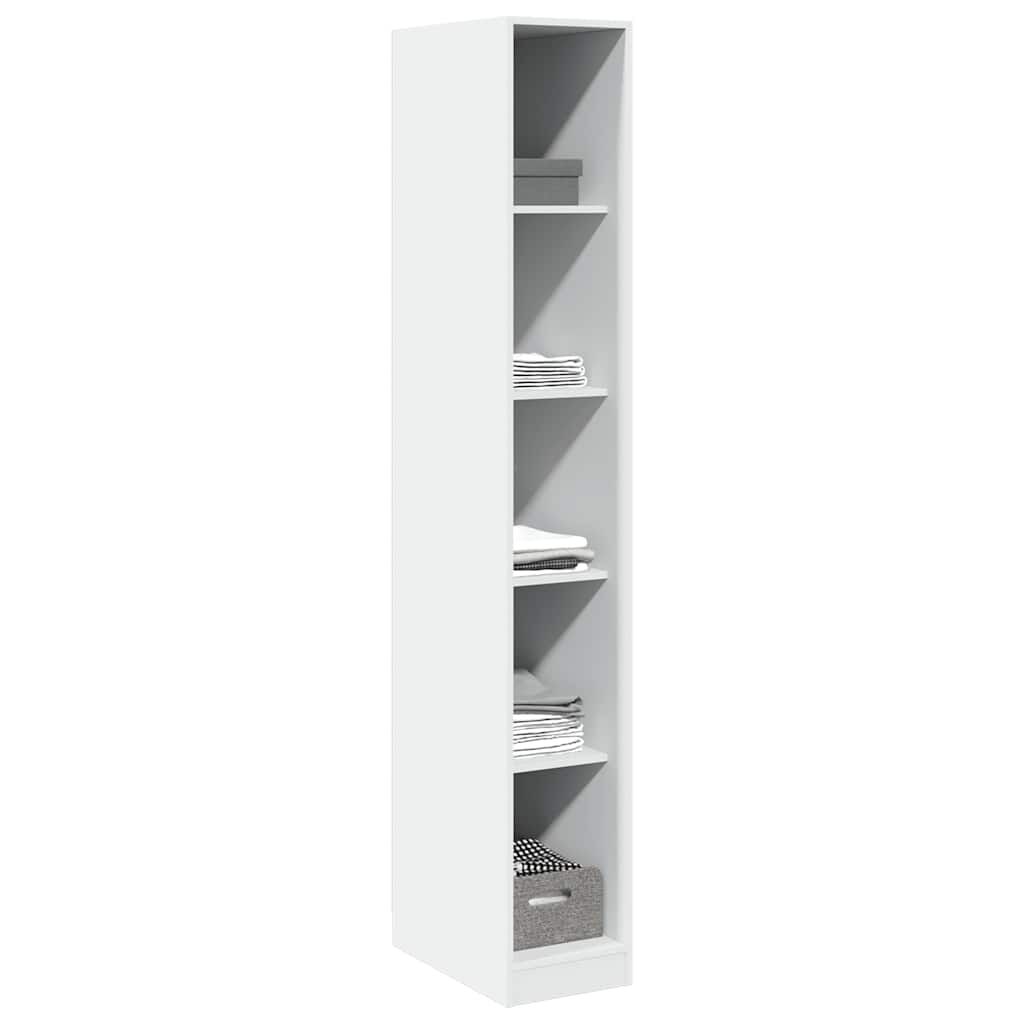 vidaXL Ντουλάπα Λευκή 30x50x200 εκ. από Επεξεργασμένο Ξύλο