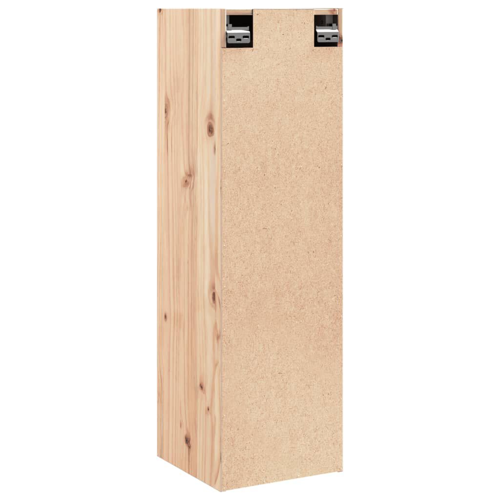 vidaXL Ντουλάπια Τοίχου 2 τεμ. 30 x 30 x 100 εκ. από Μασίφ Ξύλο Πεύκου
