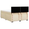 vidaXL &Kappa;&rho;&epsilon;&beta;ά&tau;&iota; Boxspring &mu;&epsilon; &Sigma;&tau;&rho;ώ&mu;&alpha; &Kappa;&rho;&epsilon;&mu; 160x200 &epsilon;&kappa;. &Upsilon;&phi;&alpha;&sigma;&mu;ά&tau;&iota;&nu;&omicron;