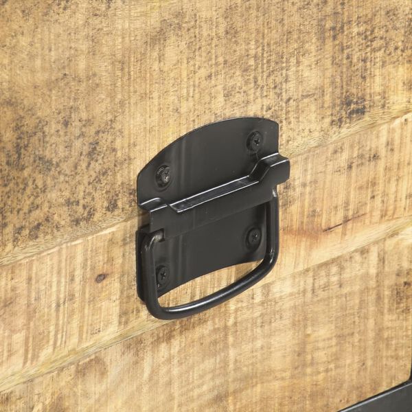 vidaXL Έπιπλο Τηλεόρασης 130 x 30 x 39 εκ. από Μασίφ Ξύλο Μάνγκο