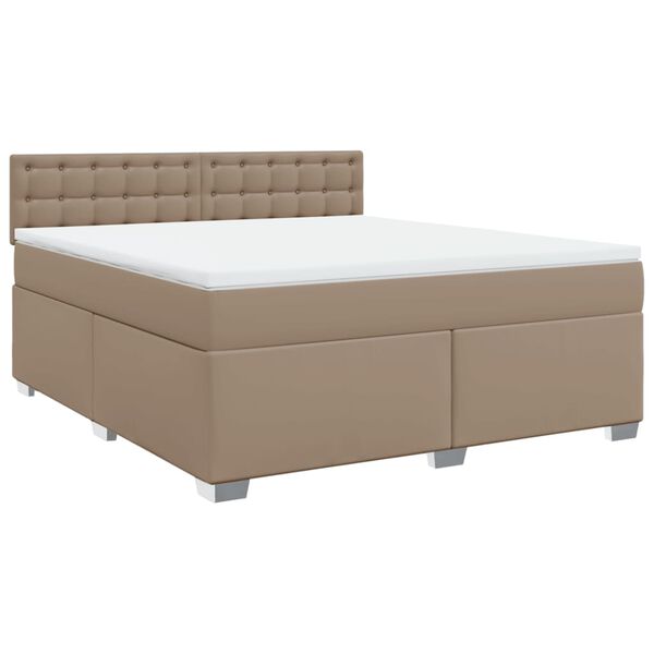 vidaXL &Kappa;&rho;&epsilon;&beta;ά&tau;&iota; Boxspring &mu;&epsilon; &Sigma;&tau;&rho;ώ&mu;&alpha; &Kappa;&alpha;&pi;&omicron;&upsilon;&tau;&sigma;ί&nu;&omicron; 180x200 &epsilon;&kappa;. &Sigma;&upsilon;&nu;&theta;. &Delta;έ&rho;&mu;&alpha;