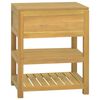 vidaXL Έ&pi;&iota;&pi;&lambda;&omicron; &Mu;&pi;ά&nu;&iota;&omicron;&upsilon; 60 x 45 x 75 &epsilon;&kappa;. &alpha;&pi;ό &Mu;&alpha;&sigma;ί&phi; &Xi;ύ&lambda;&omicron; Teak