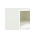 vidaXL Κομοδίνο Λευκό 36x39x60,5 εκ. από Χάλυβα