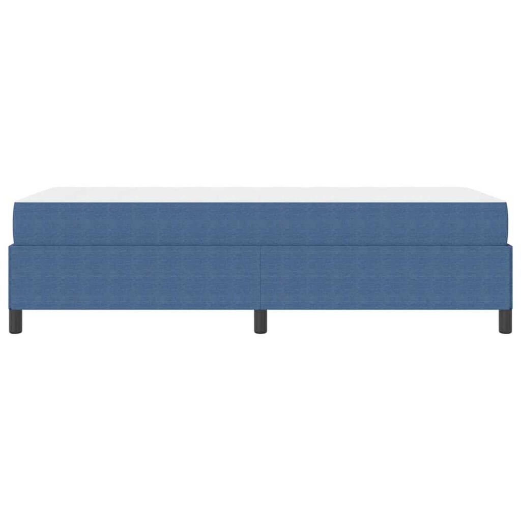 vidaXL Σκελετός Κρεβατιού Μπλε 90 x 190 cm Βελούδο