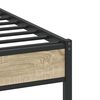 vidaXL Πλαίσιο Κρεβατιού Χωρ. Στρώμα Sonoma Δρυς 75x190εκ Επεξ. Ξύλο