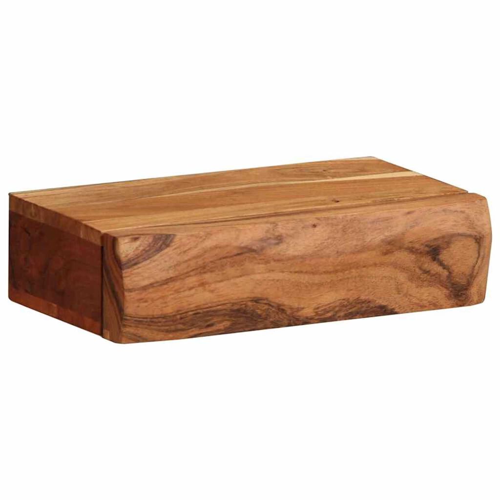 vidaXL Ράφια Τοίχου 2 τεμ. 30x17x8 εκ. από Μασίφ Ξύλο Ακακίας