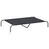 vidaXL &Alpha;&nu;&upsilon;&psi;&omega;&mu;έ&nu;&omicron; &kappa;&rho;&epsilon;&beta;ά&tau;&iota; &sigma;&kappa;ύ&lambda;&omicron;&upsilon; &mu;&alpha;ύ&rho;&omicron; 130x80x20 cm ύ&phi;&alpha;&sigma;&mu;&alpha; &Omicron;&xi;&phi;ό&rho;&delta;&eta;&sigmaf;