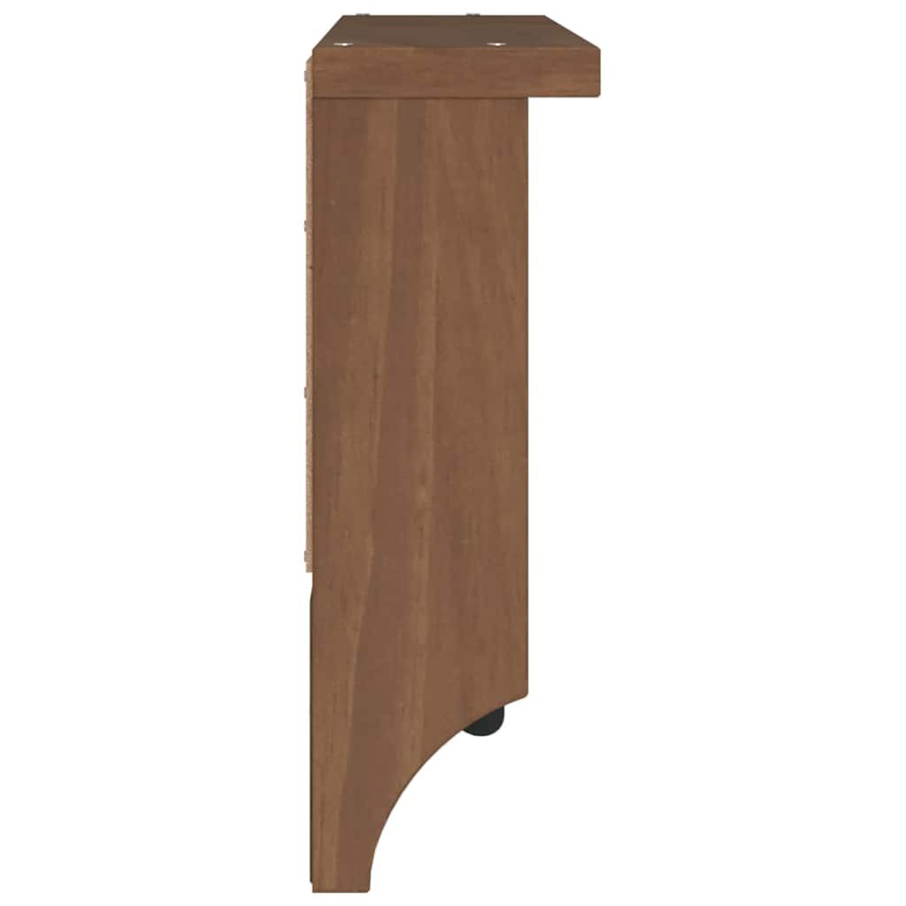 vidaXL Επίτοιχη κρεμάστρα παλτών SANDNES 45x12x35 εκ.Πεύκο μασίφ ξύλο