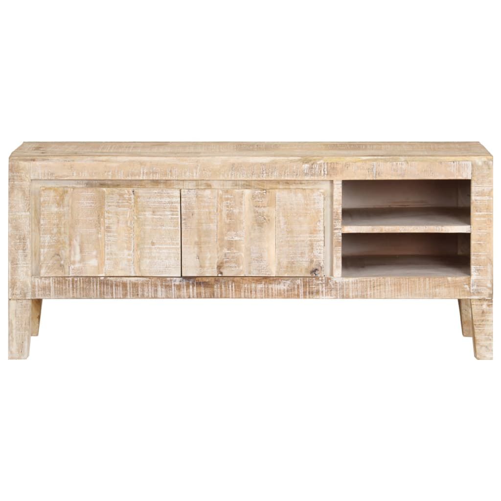 vidaXL Έπιπλο Τηλεόρασης 110 x 30 x 46 εκ. από Μασίφ Ξύλο Μάνγκο