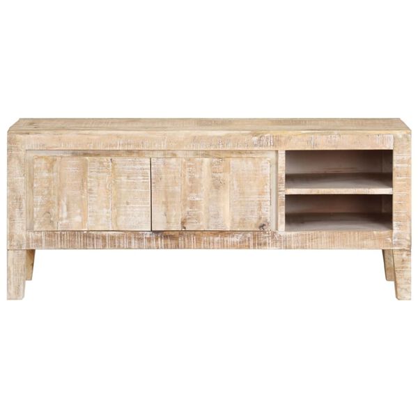 vidaXL Έπιπλο Τηλεόρασης 110 x 30 x 46 εκ. από Μασίφ Ξύλο Μάνγκο