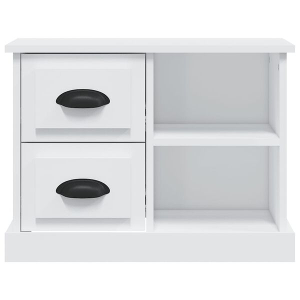 vidaXL Κομοδίνο Λευκό 60 x 35,5 x 45 εκ.