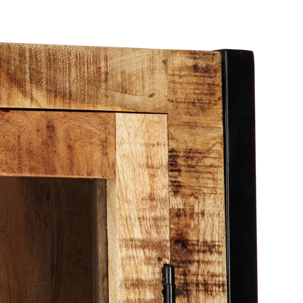 vidaXL Βιτρίνα 100 x 40 x 175 εκ. από Μασίφ Ξύλο Μάνγκο