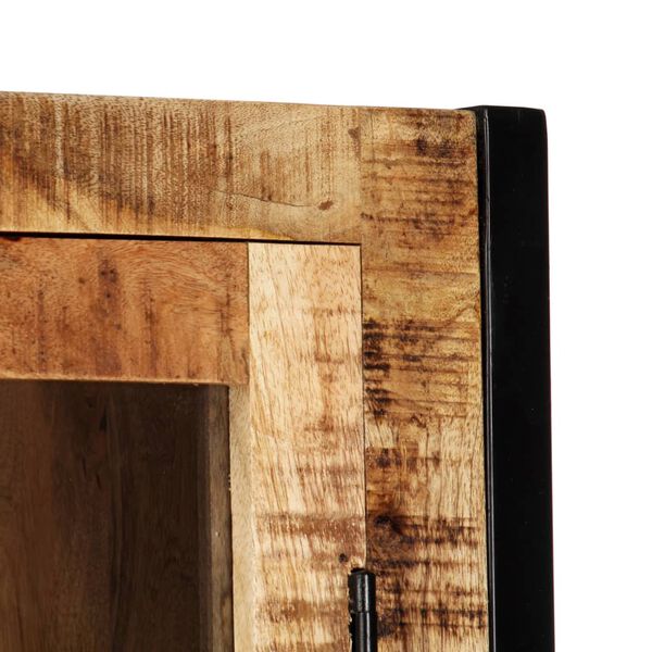 vidaXL Βιτρίνα 100 x 40 x 175 εκ. από Μασίφ Ξύλο Μάνγκο