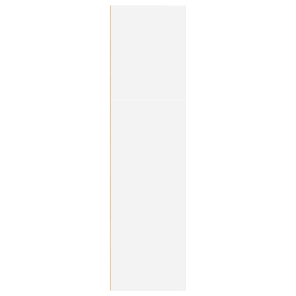 vidaXL Βιβλιοθήκη Λευκή 40x30x114 εκ. από Επεξεργασμένο Ξύλο