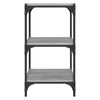 vidaXL Βιβλιοθήκη Γκρι Sonoma 40x33x70,5 εκ. Επεξ. Ξύλο & Ατσάλι