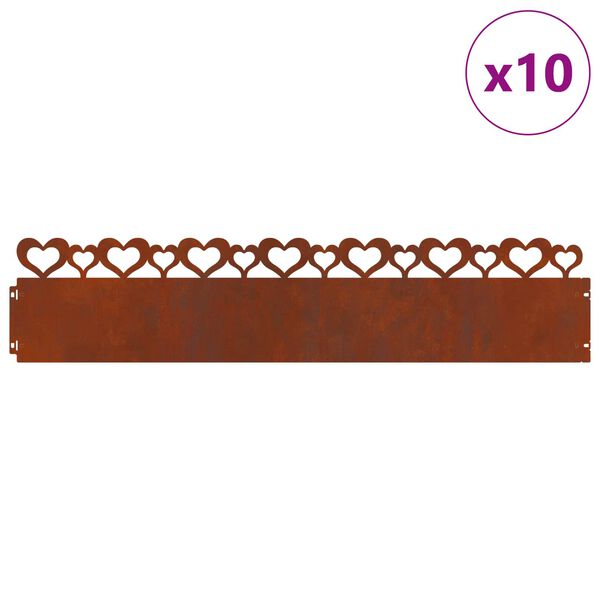 vidaXL &Pi;&epsilon;&rho;&iota;&gamma;&rho;ά&mu;&mu;&alpha;&tau;&alpha; &gamma;&kappa;&alpha;&zeta;ό&nu; 10 pcs &Sigma;&kappa; rusty 103 x 0,05 x 22 &epsilon;&kappa;