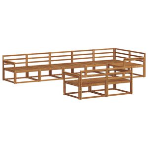 vidaXL &Sigma;&epsilon;&iota;&rho;ά &Kappa;&alpha;&nu;&alpha;&pi;έ &Epsilon;&xi;&omega;&tau;&epsilon;&rho;&iota;&kappa;&omicron;ύ 8 pcs &Phi;&upsilon;&sigma;&iota;&kappa;ό &Sigma;&tau;&epsilon;&rho;&epsilon;ό &Xi;ύ&lambda;&omicron; &Alpha;&kappa;&alpha;&kappa;ί&alpha;&sigmaf;